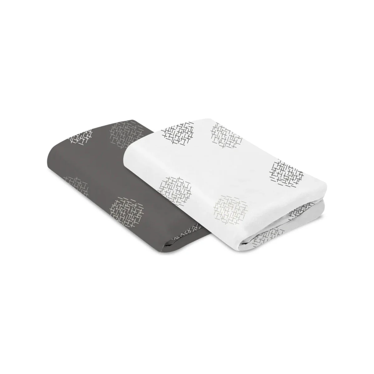 4moms Breeze Bassinet Sheet 2-pack (White + Grey) - Image 6