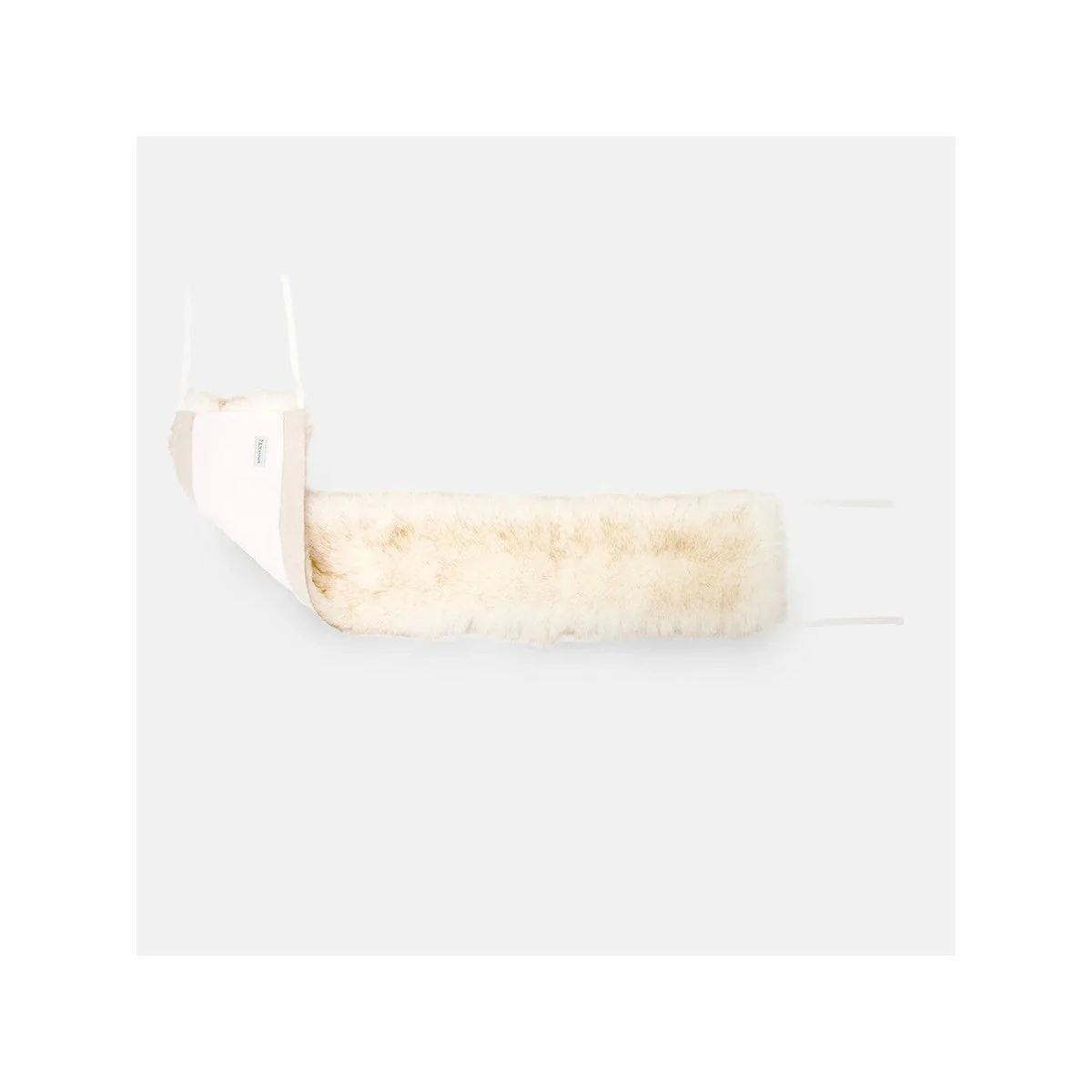 7AM Enfant Marquee Canopy Cover Tundra in White Beige - Image 4