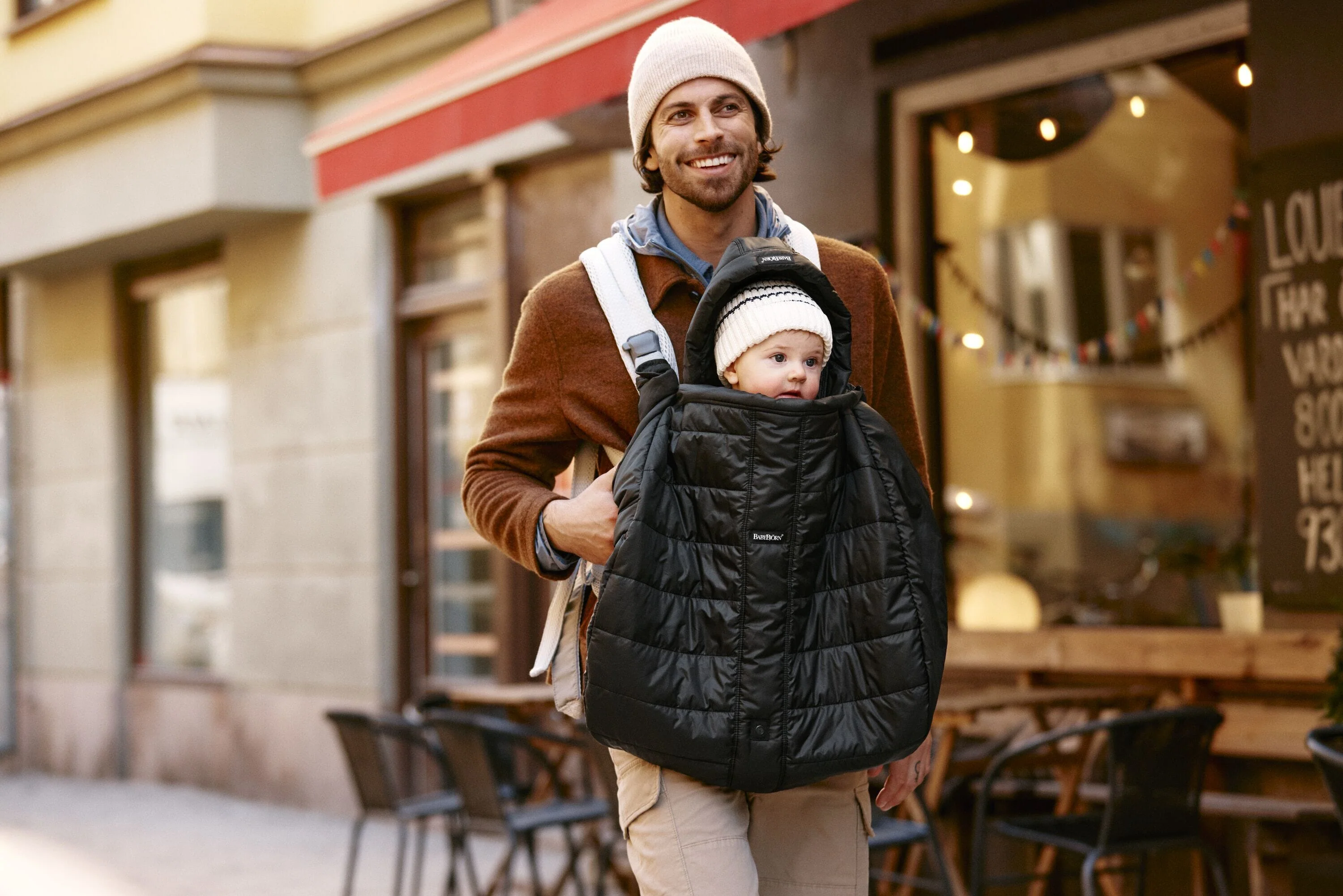 BabyBjorn Baby Carrier Winter Cover - Black - Image 11