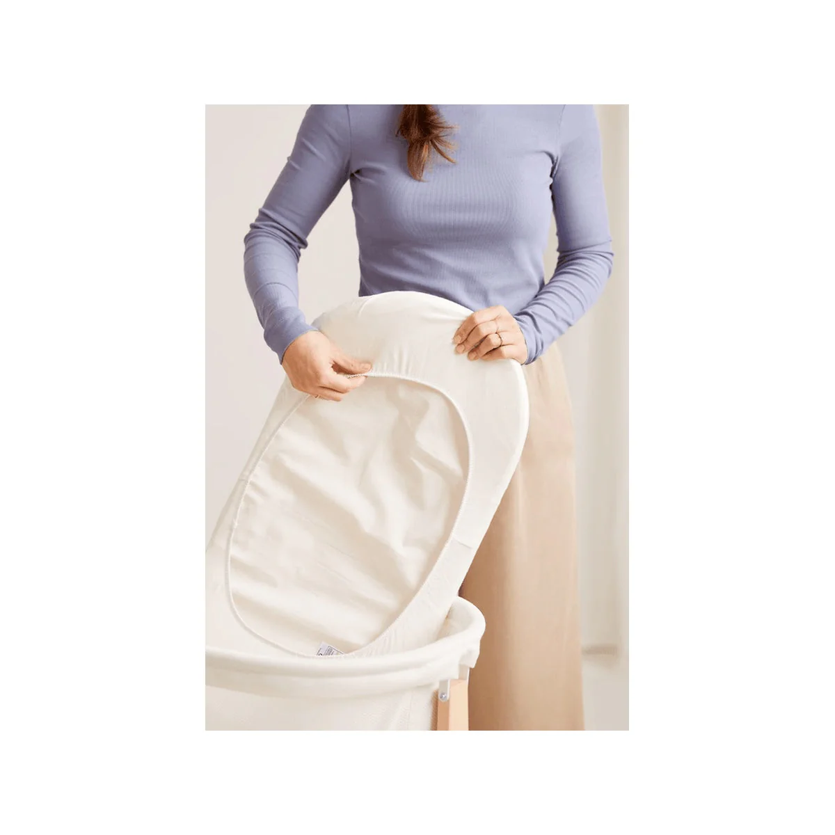 BabyBjörn Fitted Sheet for Cradle - Image 3