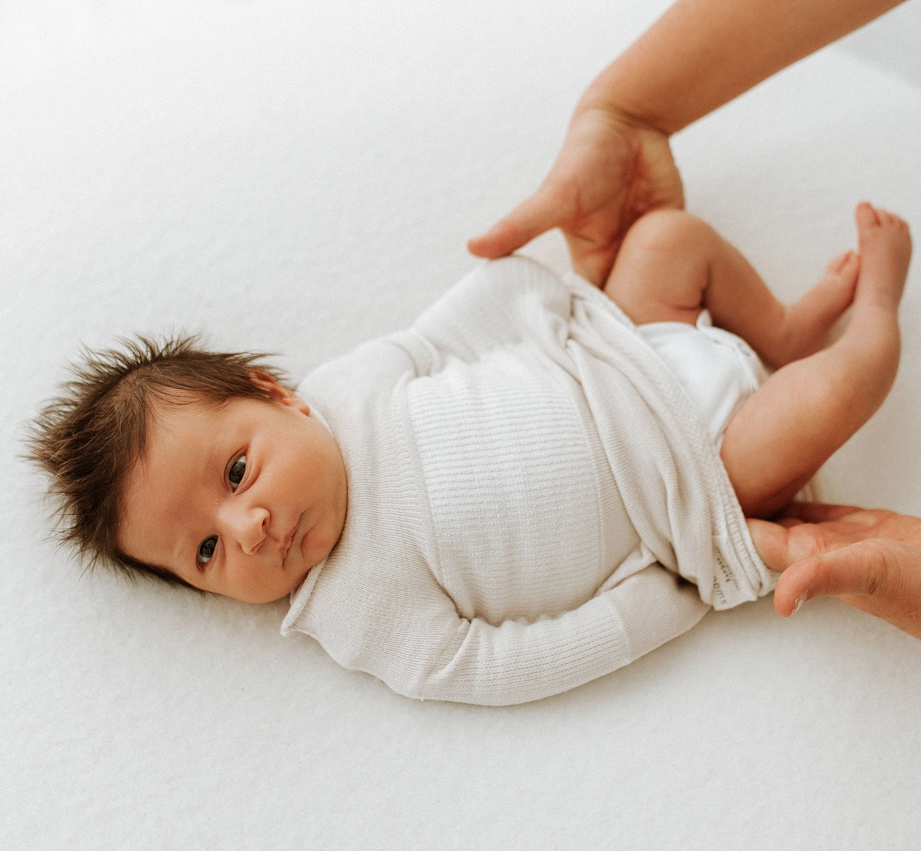 Swaddelini Bamboo Blend Beige Swaddle Sleep Sack - Image 2