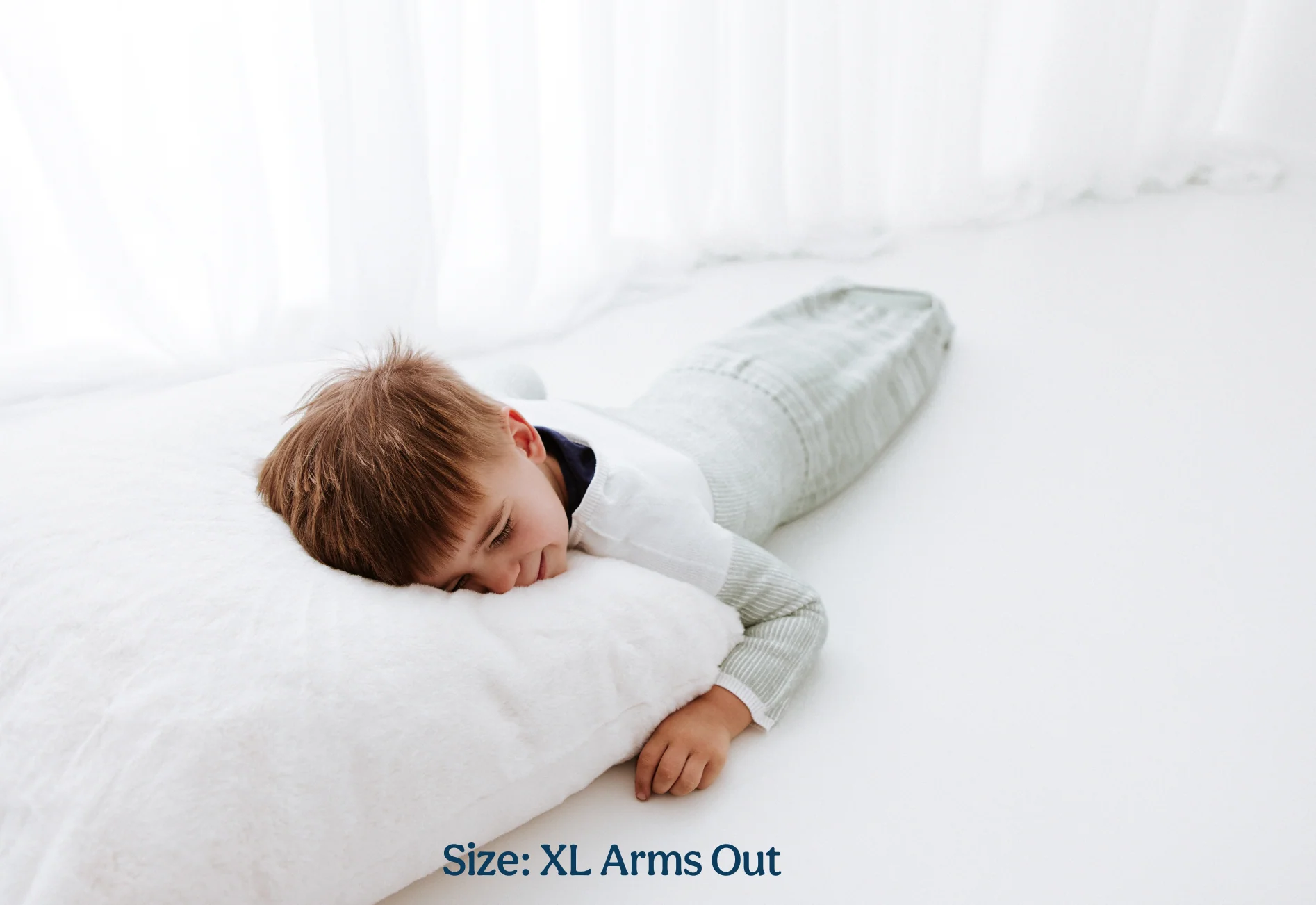 Swaddelini Bamboo Blend Mint Arms Out™ Long Sleeve Sleep Sack
