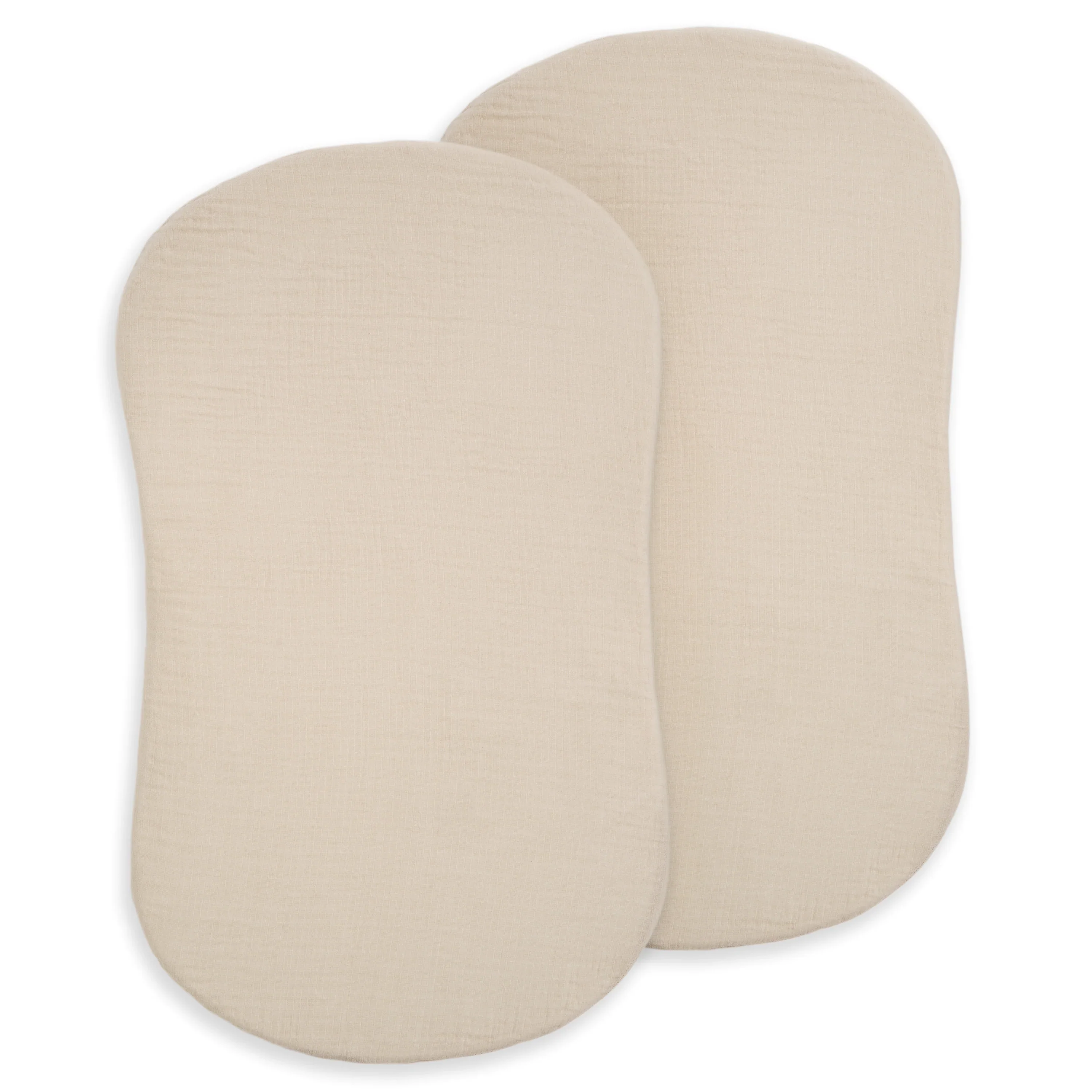 Halo BassiNest Fitted Sheet 100% Organic Cotton 2-Pack - Image 4