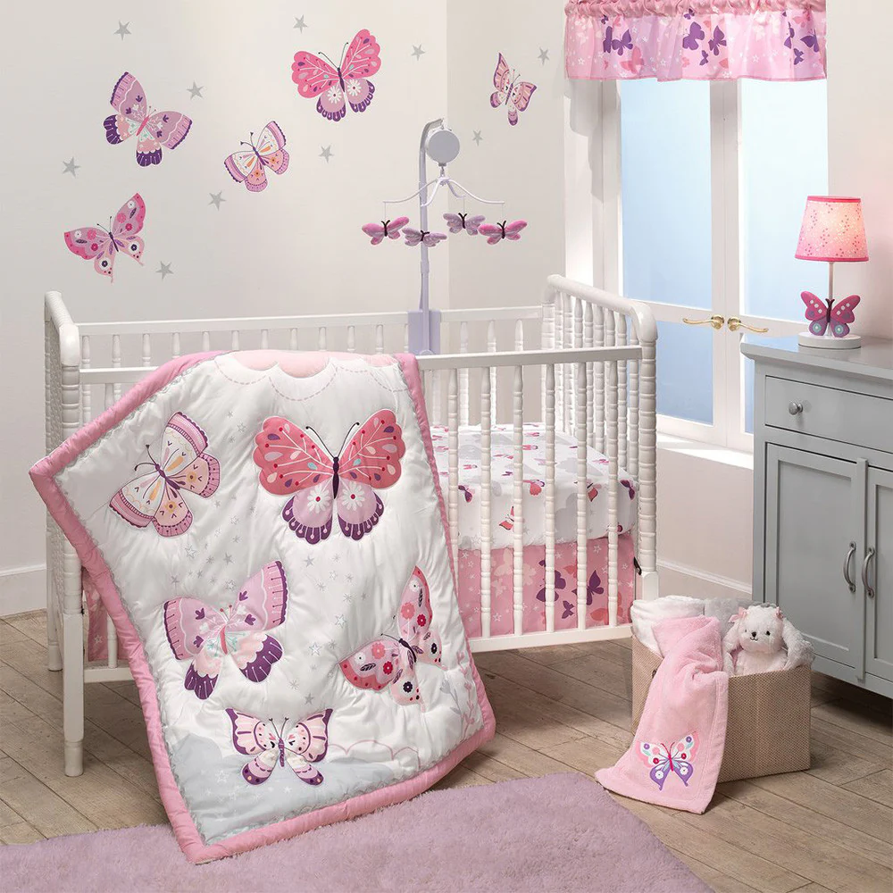 Bedtime Originals Butterfly Kisses 3-Piece Bedding Set - Image 7