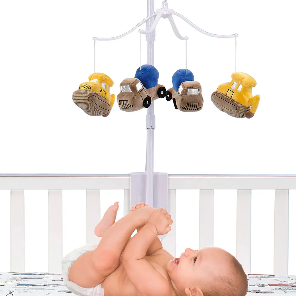 Bedtime Originals Construction Zone Musical Mobile - Plays 20 minutes - Image 3