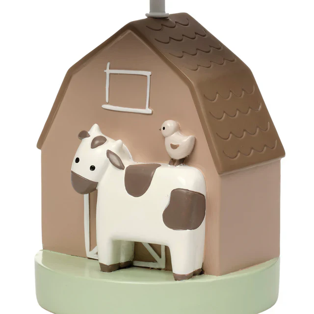 Bedtime Originals Farmyard Friends Decorative Tabletop Nursery Lamp with Shade - Image 4