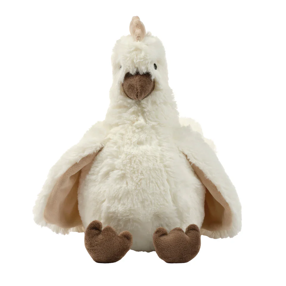 Bedtime Originals Farmyard Friends Plush Chicken Stuffed Animal Toy - Peep - Image 2