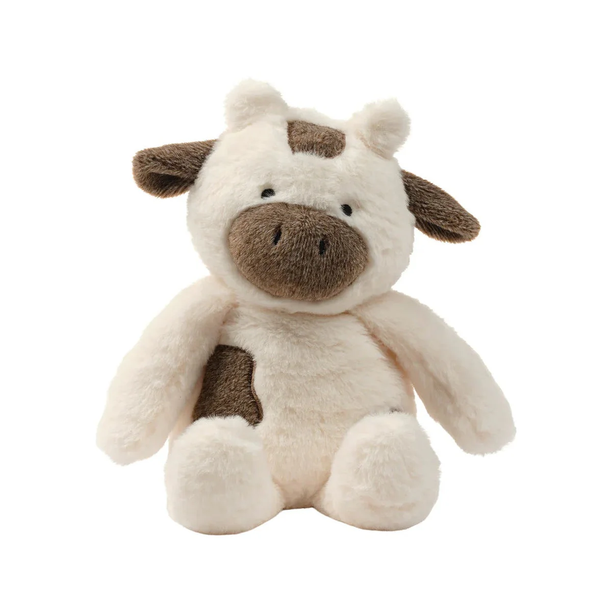 Bedtime Originals Farmyard Friends Plush Cow Stuffed Animal Toy - Milkshake - Image 8