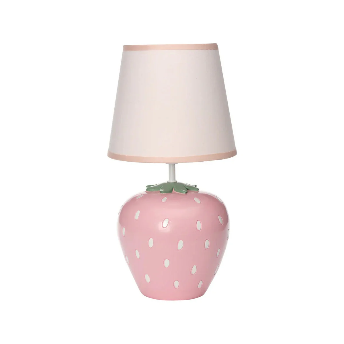 Bedtime Originals Flower Power Hand-Painted Custom Strawberry Lamp with Shade - Image 6