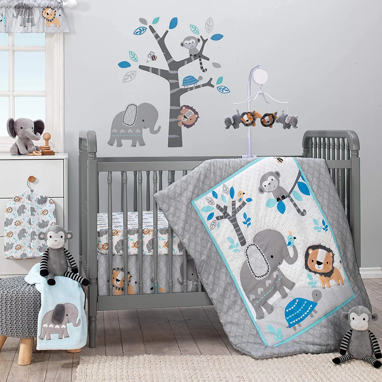 Bedtime Originals Jungle Fun Musical Mobile - Plays 20 minutes - Image 4
