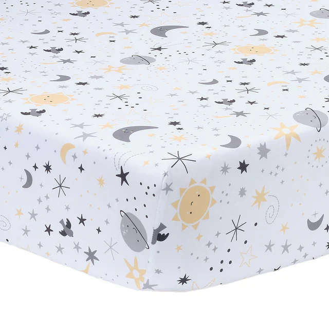 Bedtime Originals Little Star Celestial 3-Piece Nursery Baby Crib Bedding Set - Image 4