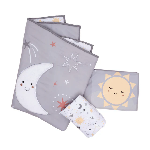 Bedtime Originals Little Star Celestial 3-Piece Nursery Baby Crib Bedding Set - Image 7