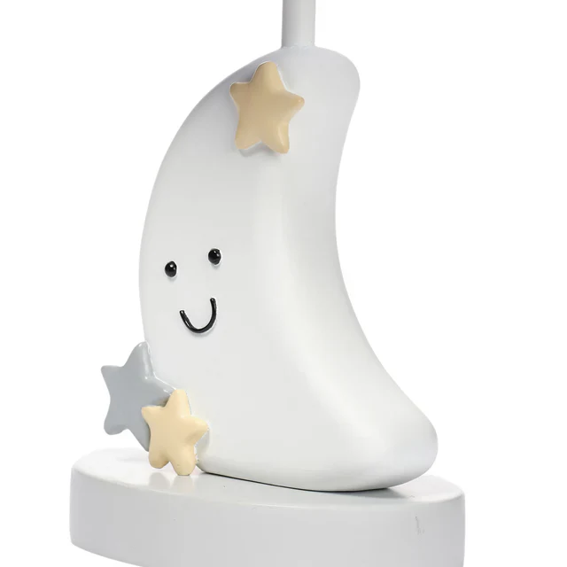Bedtime Originals Little Star Celestial Moon Nursery Lamp with Shade and Bulb - Image 4
