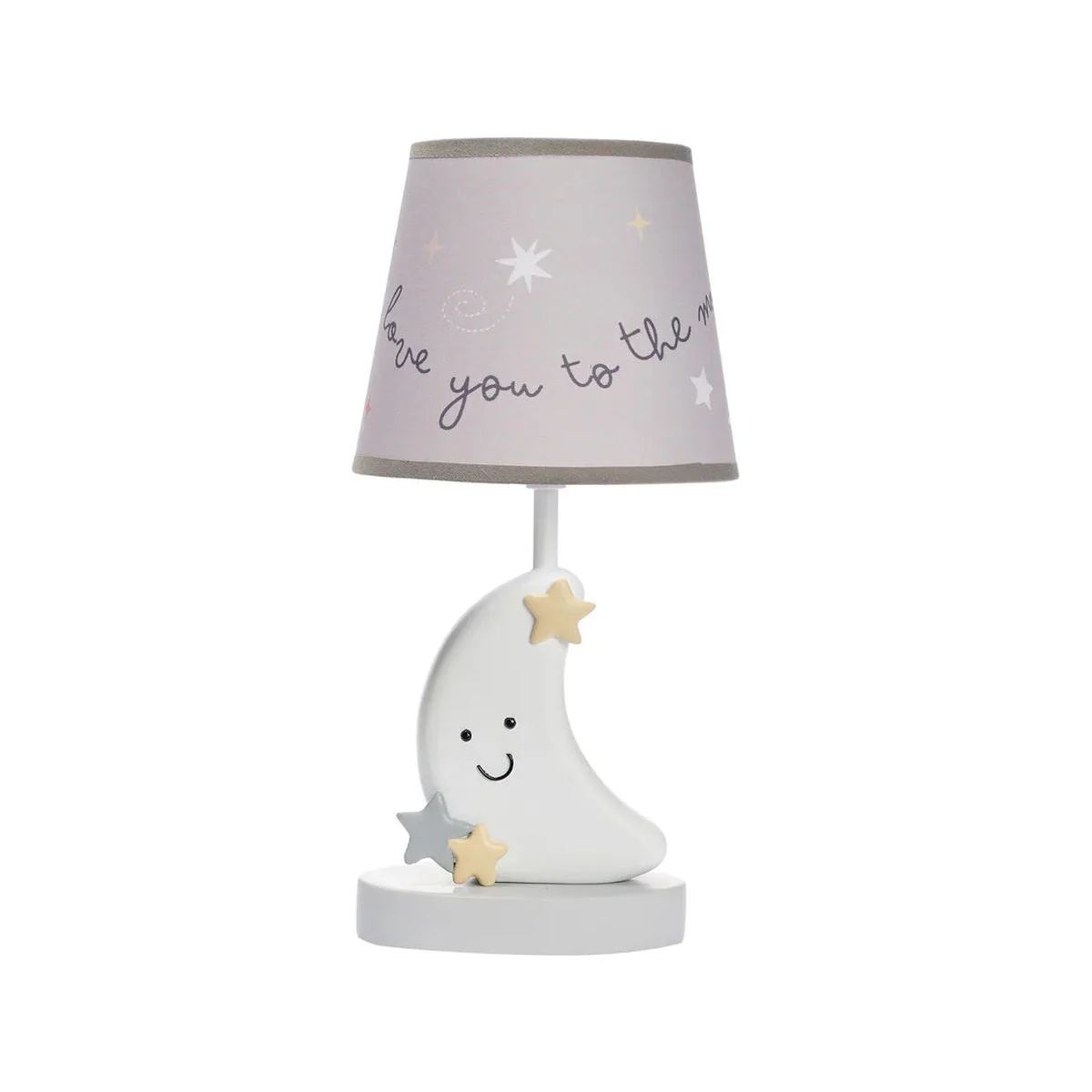 Bedtime Originals Little Star Celestial Moon Nursery Lamp with Shade and Bulb - Image 7