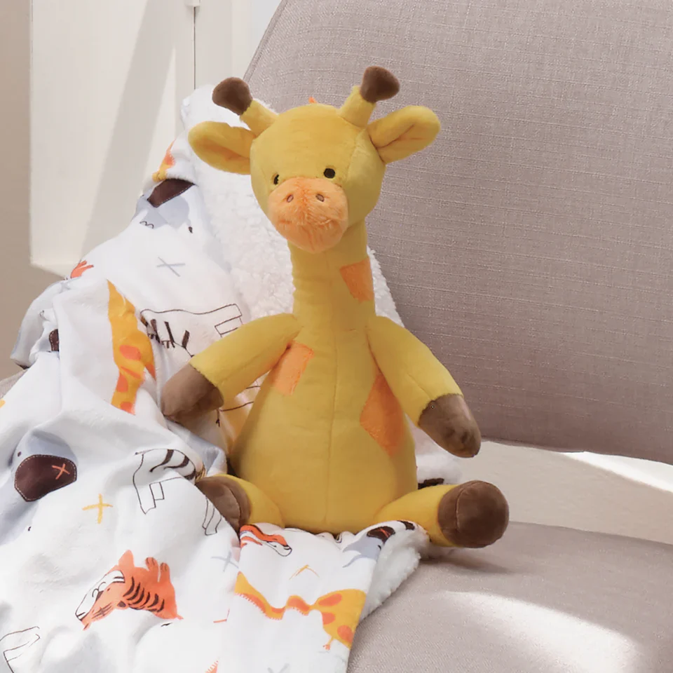 Bedtime Originals Lollipop Jungle Plush Giraffe Stuffed Animal Toy Butterscotch - Image 5