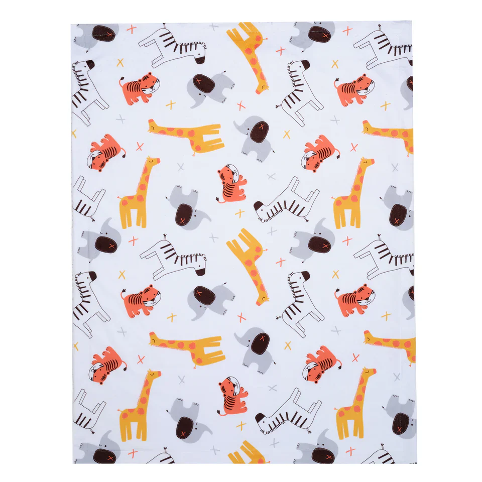 Bedtime Originals Lollipop Jungle Soft Fleece Safari-Themed Baby Blanket - Image 2