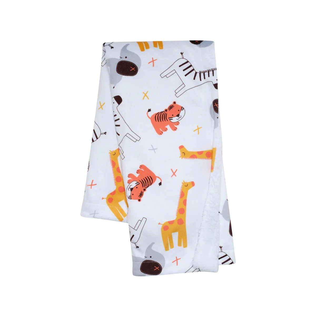 Bedtime Originals Lollipop Jungle Soft Fleece Safari-Themed Baby Blanket - Image 8