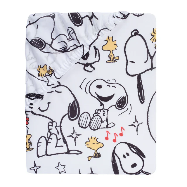 Bedtime Originals Snoopy Love 3-Piece Infant Baby Nursery Crib Bedding Set - Image 10