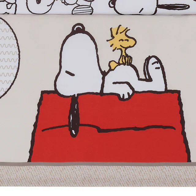 Bedtime Originals Snoopy Love 3-Piece Infant Baby Nursery Crib Bedding Set - Image 6