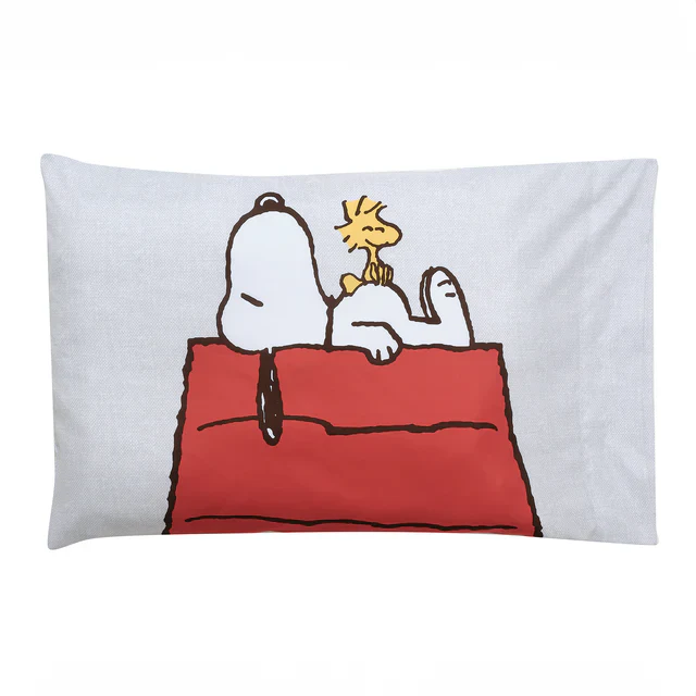 Bedtime Originals Snoopy Love 4-Piece Toddler Bedding Set - Gray/Red/White - Image 5