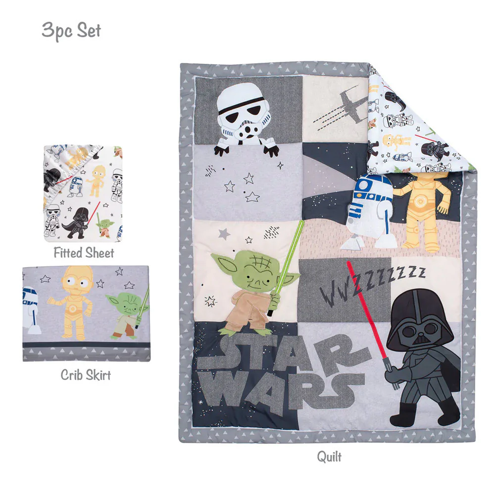 Bedtime Originals Star Wars Classic 3-Piece Bedding Set - Image 3