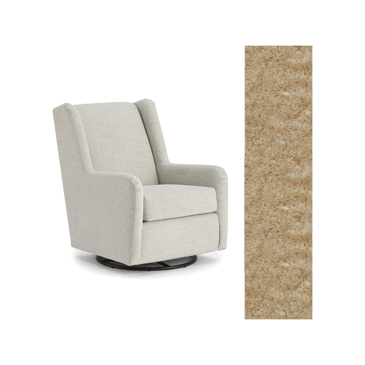 Storytime by Best Chairs Brianna Swivel Glider - Image 100