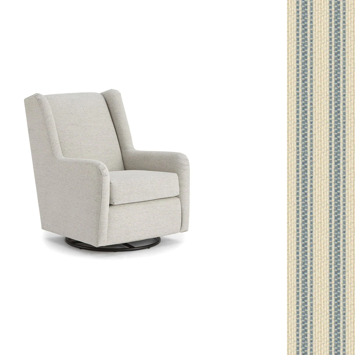 Storytime by Best Chairs Brianna Swivel Glider - Image 128