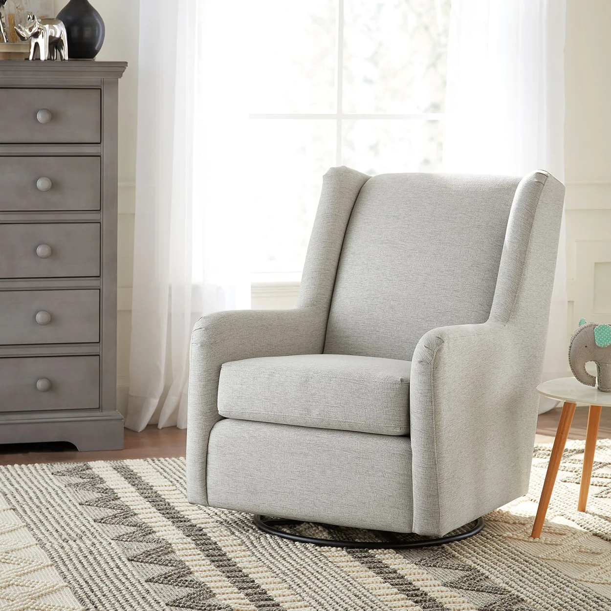 Storytime by Best Chairs Brianna Swivel Glider - Image 2