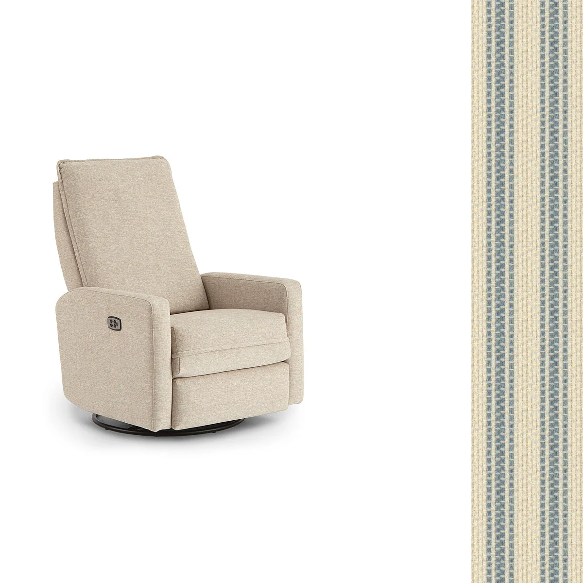 Storytime by Best Chairs Calli Power Tilt Headrest Swivel glider Recliner - Image 128