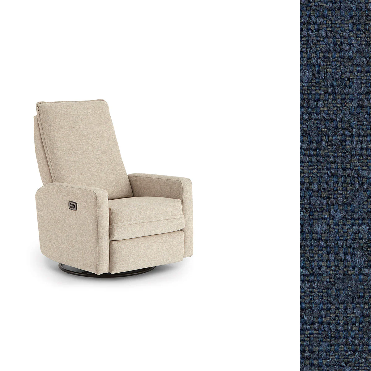 Storytime by Best Chairs Calli Power Tilt Headrest Swivel glider Recliner - Image 132