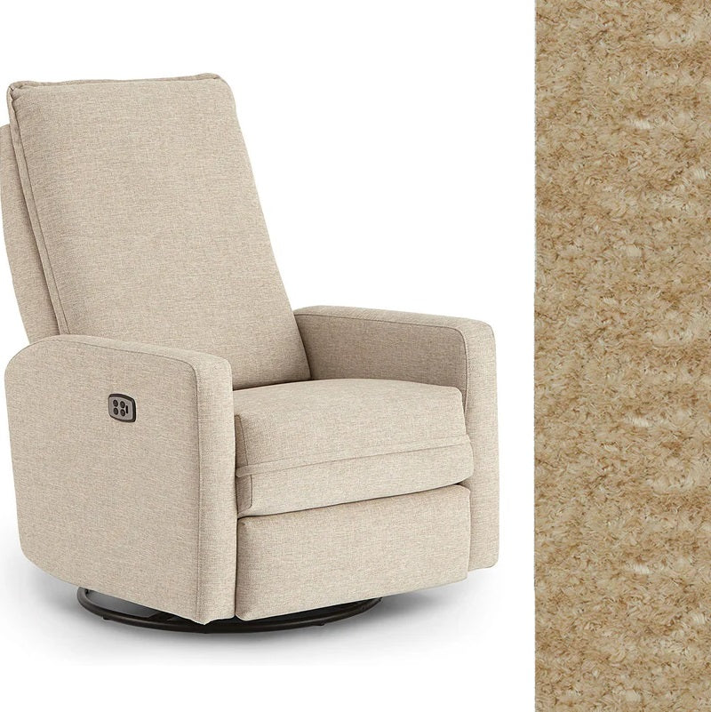 Storytime by Best Chairs Calli Power Tilt Headrest Swivel glider Recliner - Image 53