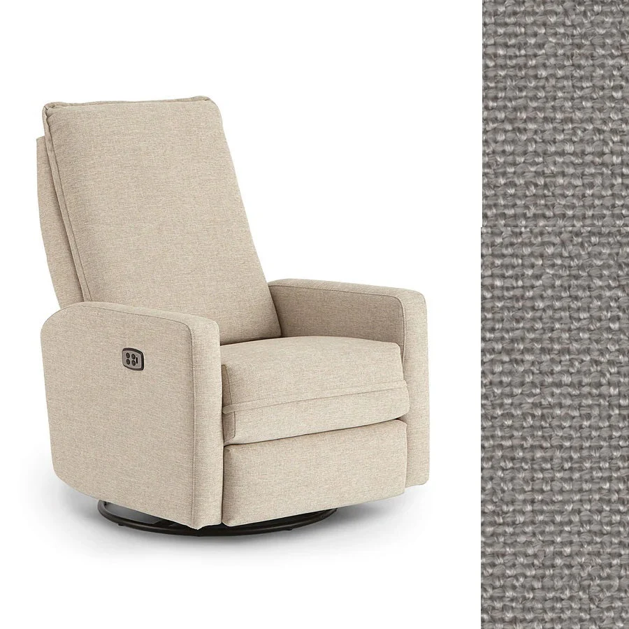 Storytime by Best Chairs Calli Power Tilt Headrest Swivel glider Recliner - Image 63