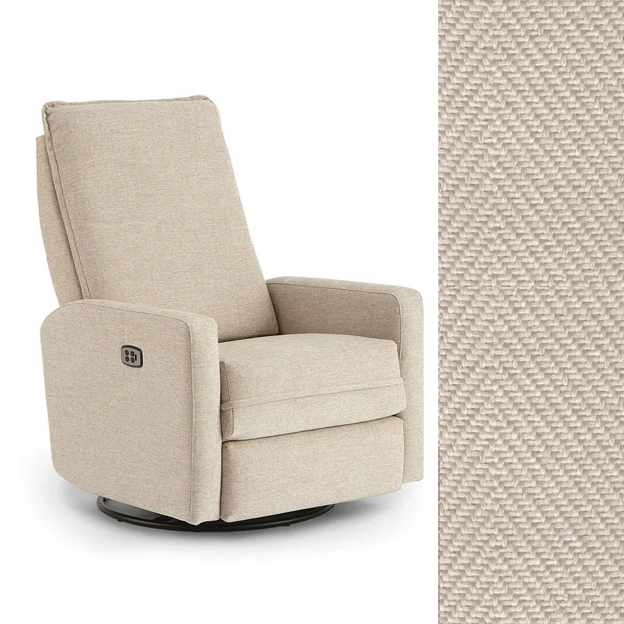 Storytime by Best Chairs Calli Power Tilt Headrest Swivel glider Recliner - Image 70