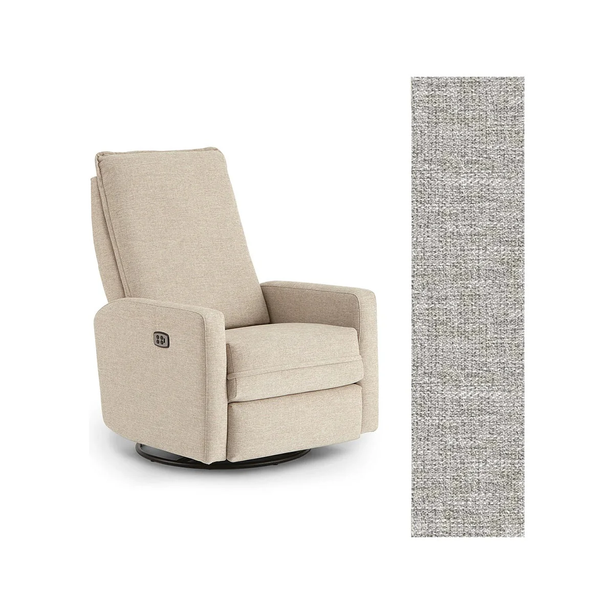 Storytime by Best Chairs Calli Power Tilt Headrest Swivel glider Recliner - Image 83