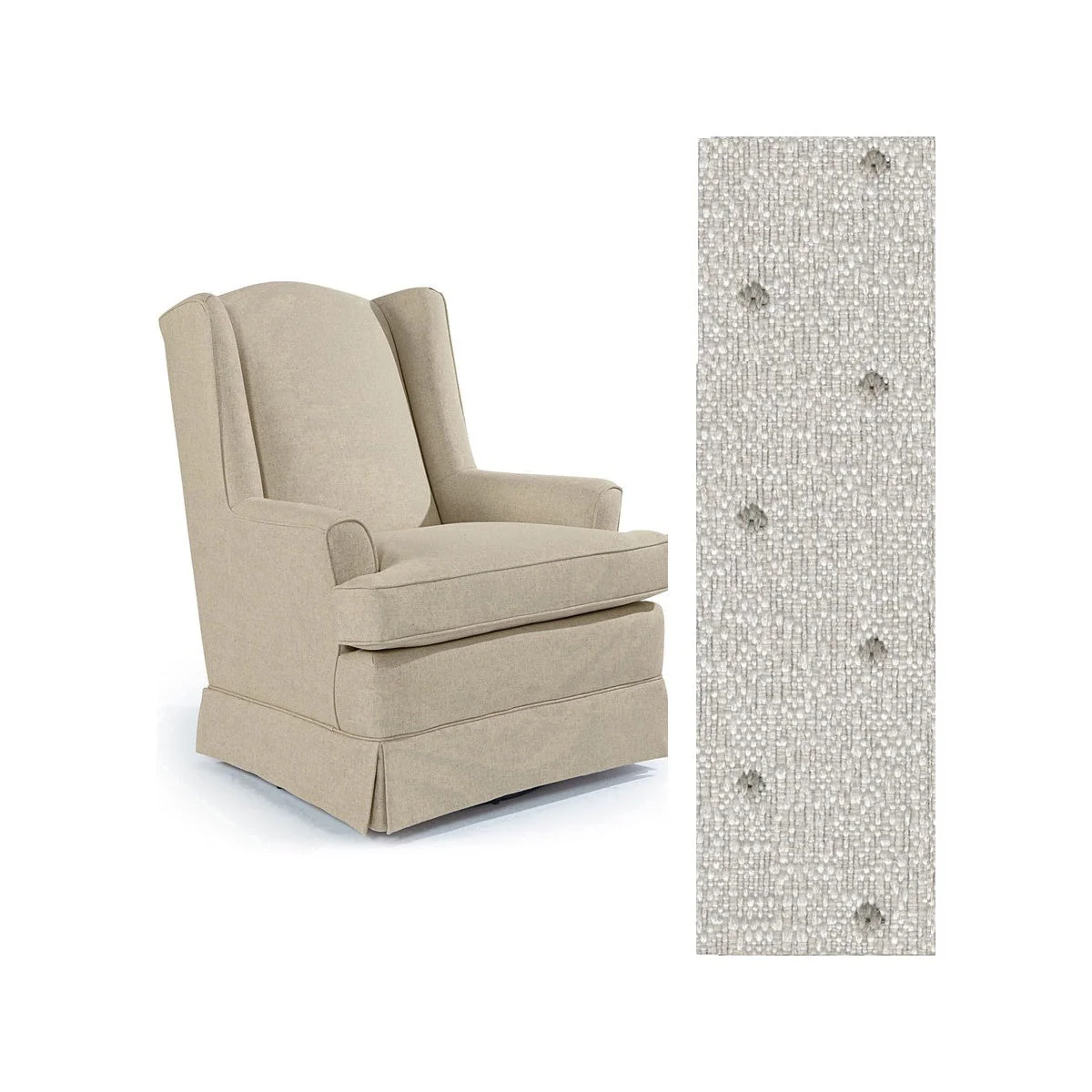 Storytime by Best Chairs Natasha Swivel Glider - Image 100