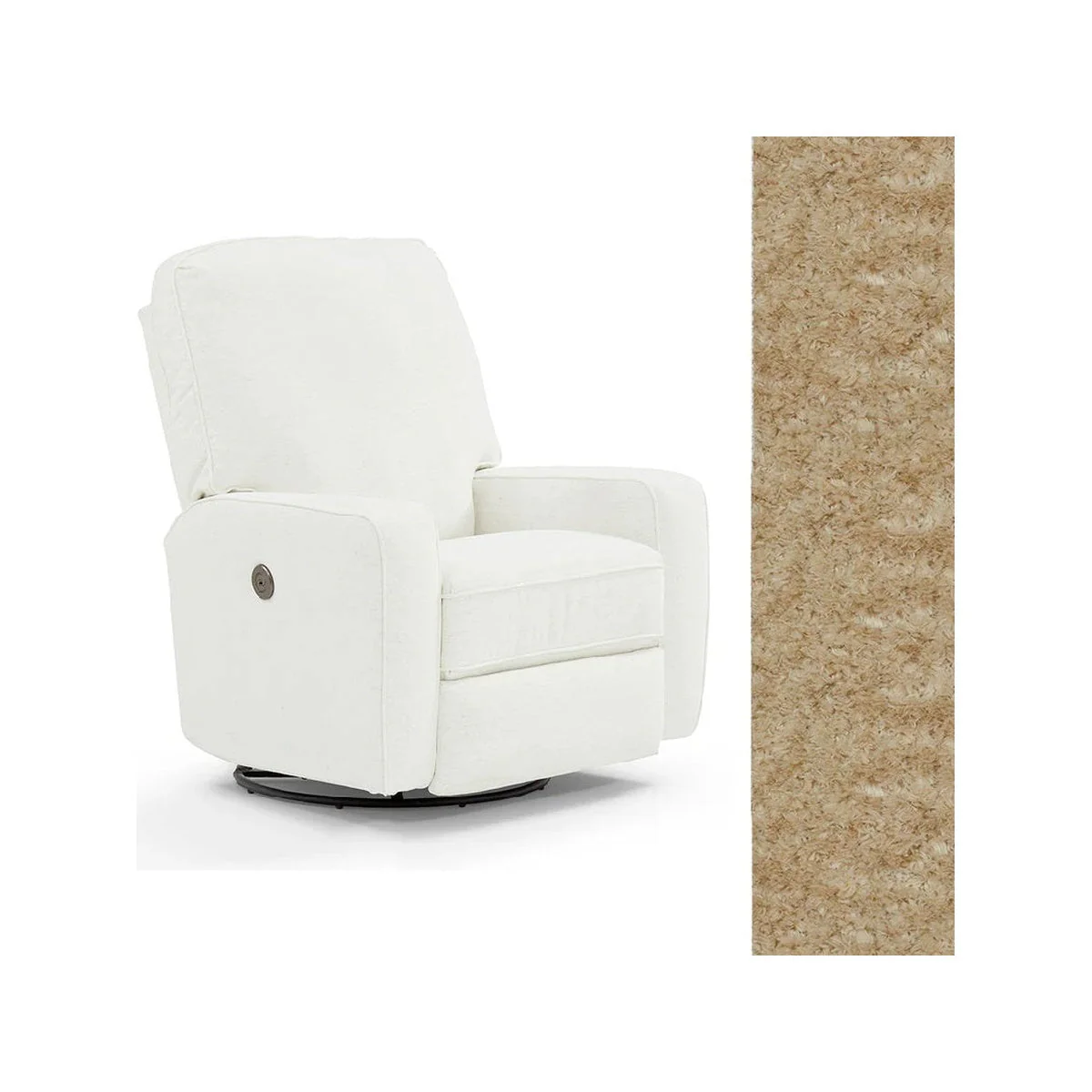 Storytime by Best Chairs Bilana Power Swivel Glider Recliner - Image 102