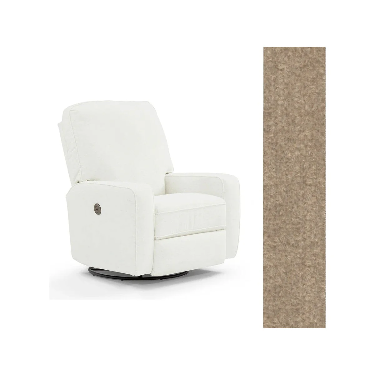 Storytime by Best Chairs Bilana Power Swivel Glider Recliner - Image 110