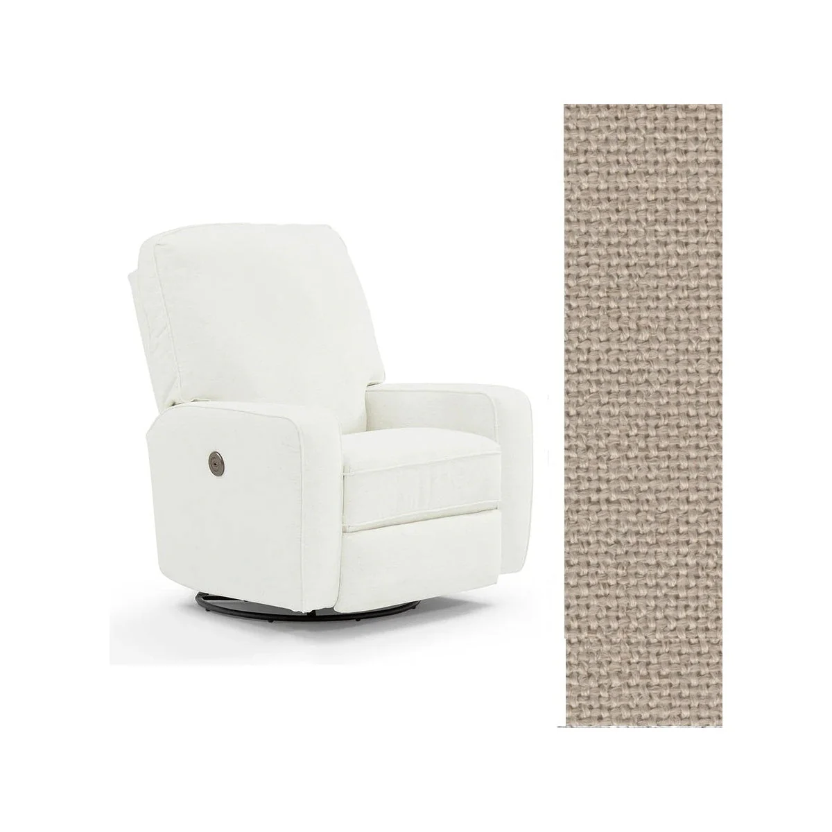 Storytime by Best Chairs Bilana Power Swivel Glider Recliner - Image 115