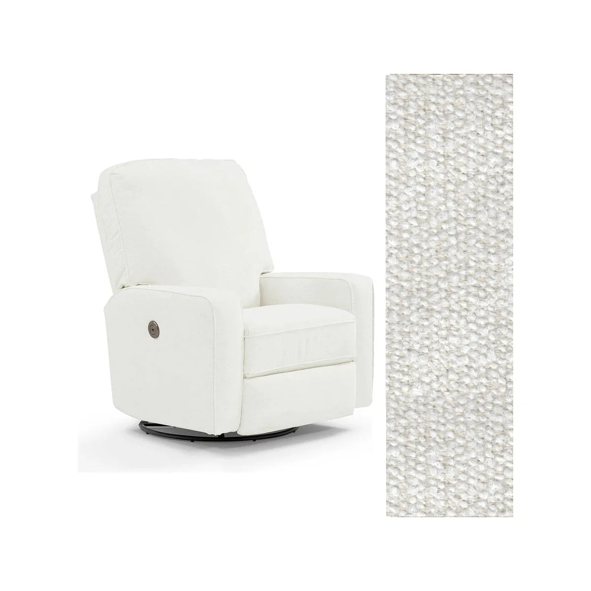 Storytime by Best Chairs Bilana Power Swivel Glider Recliner - Image 123