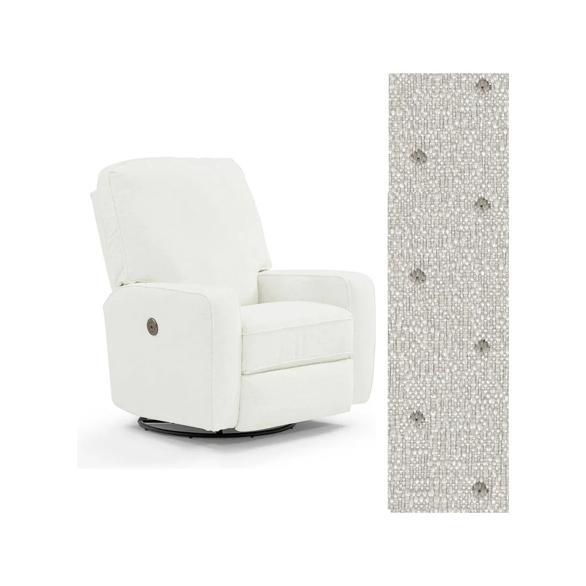 Storytime by Best Chairs Bilana Power Swivel Glider Recliner - Image 126