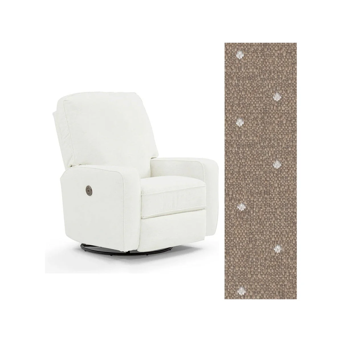 Storytime by Best Chairs Bilana Power Swivel Glider Recliner - Image 127