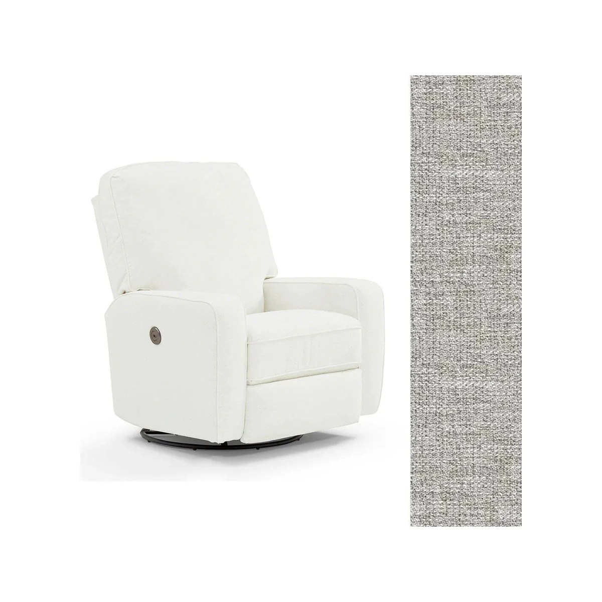 Storytime by Best Chairs Bilana Power Swivel Glider Recliner - Image 84