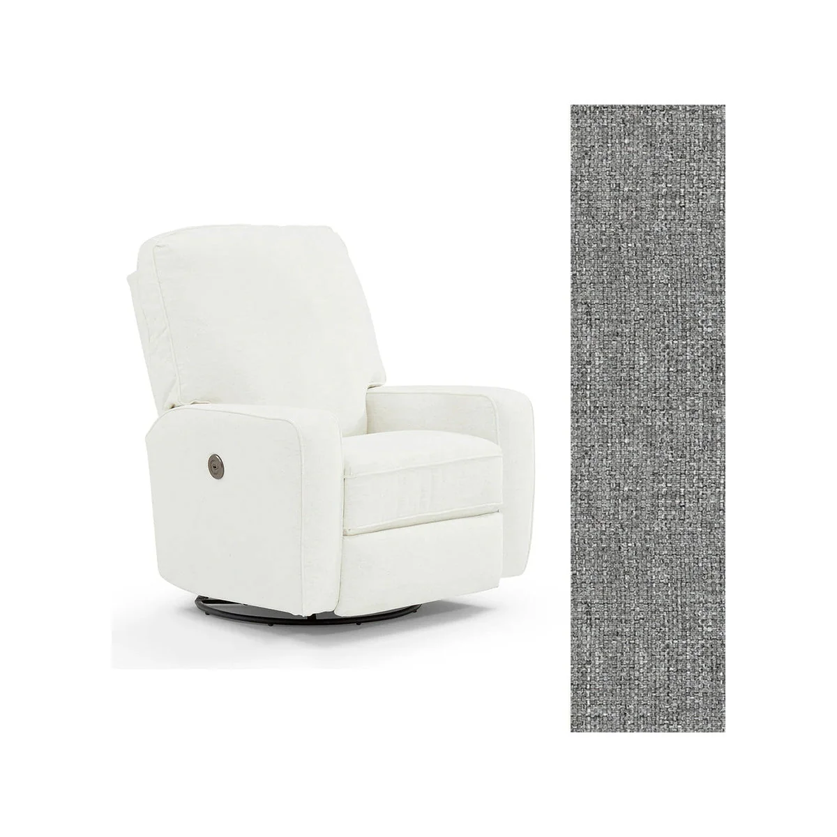 Storytime by Best Chairs Bilana Power Swivel Glider Recliner - Image 86