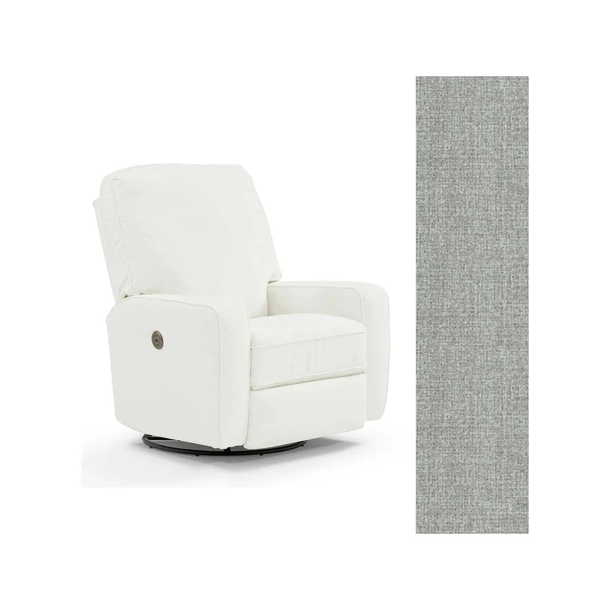 Storytime by Best Chairs Bilana Power Swivel Glider Recliner - Image 93