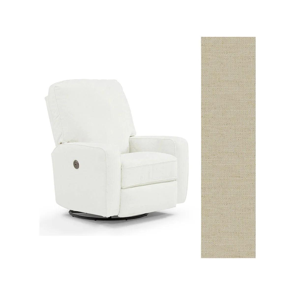 Storytime by Best Chairs Bilana Power Swivel Glider Recliner - Image 99