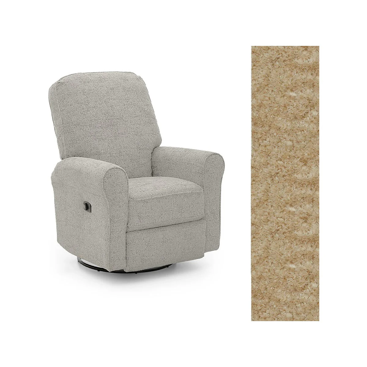 Storytime by Best Chairs Josey Power Swivel Glider Recliner - Image 100