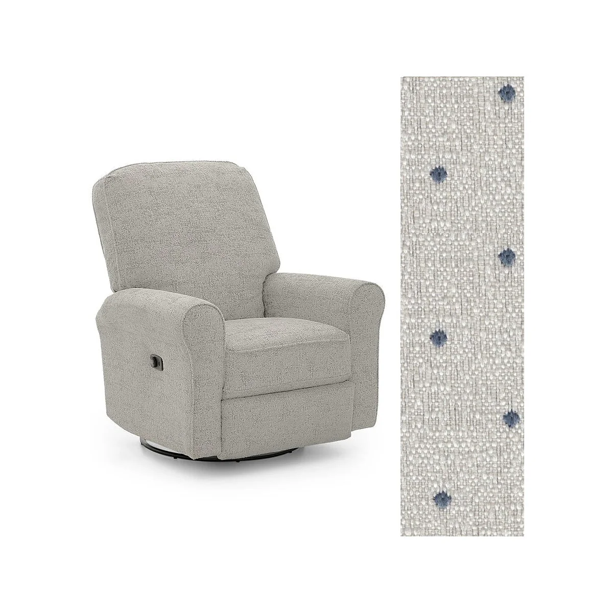 Storytime by Best Chairs Josey Power Swivel Glider Recliner - Image 123
