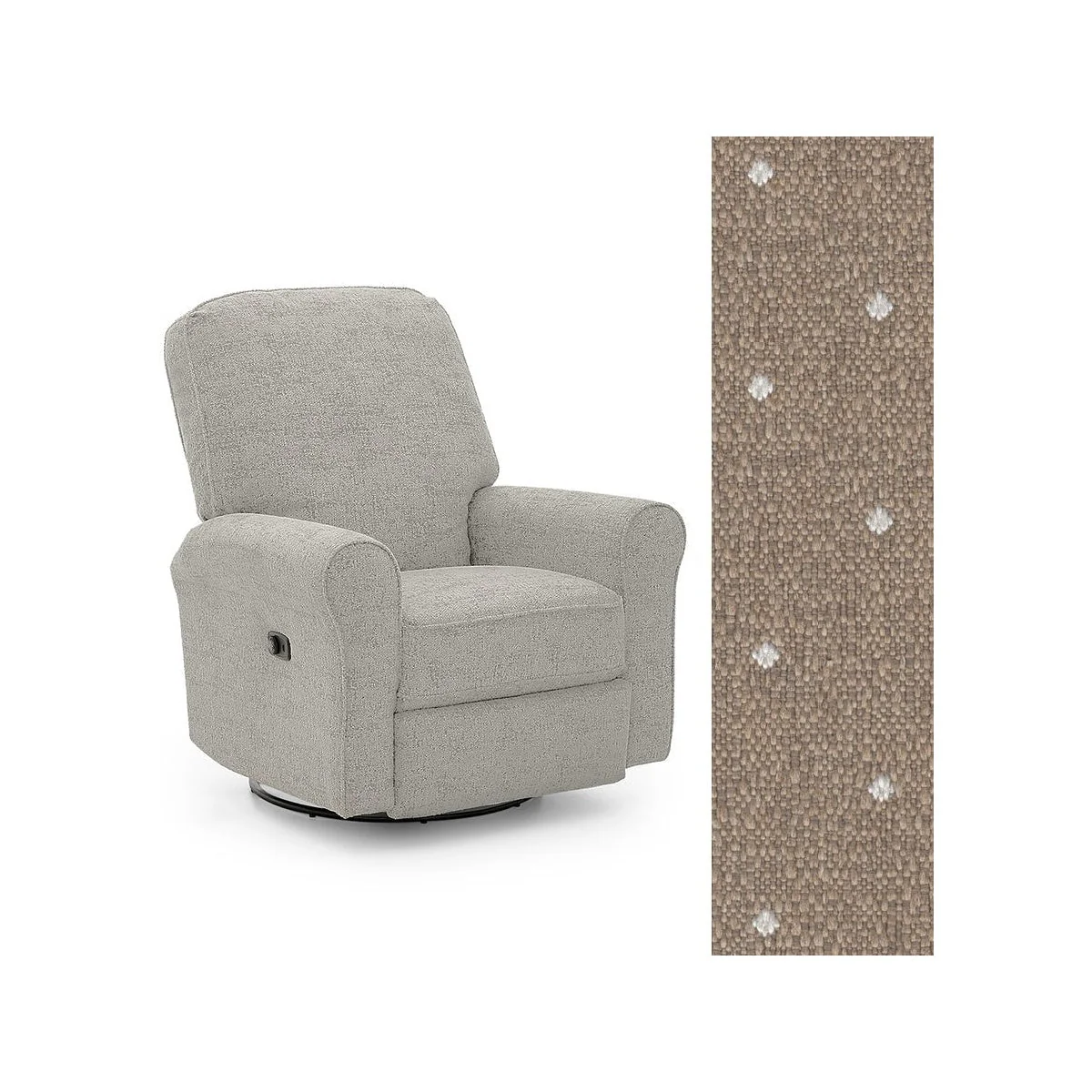 Storytime by Best Chairs Josey Power Swivel Glider Recliner - Image 125