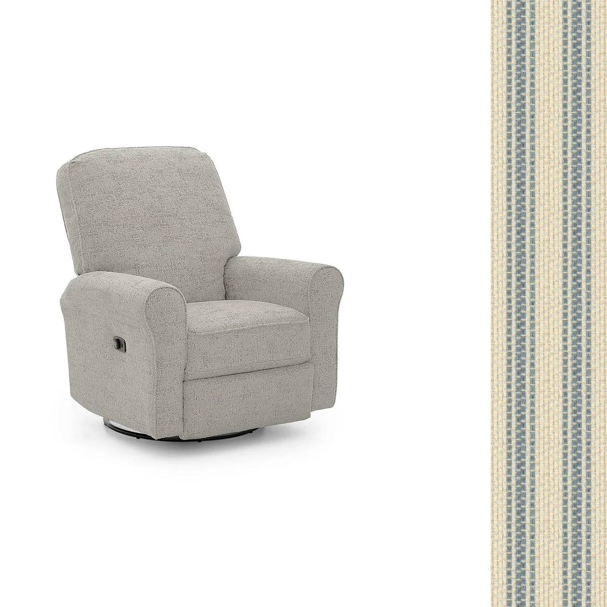 Storytime by Best Chairs Josey Power Swivel Glider Recliner - Image 128