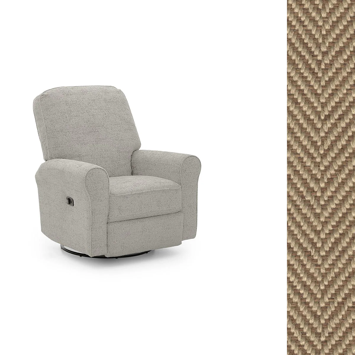 Storytime by Best Chairs Josey Power Swivel Glider Recliner - Image 138